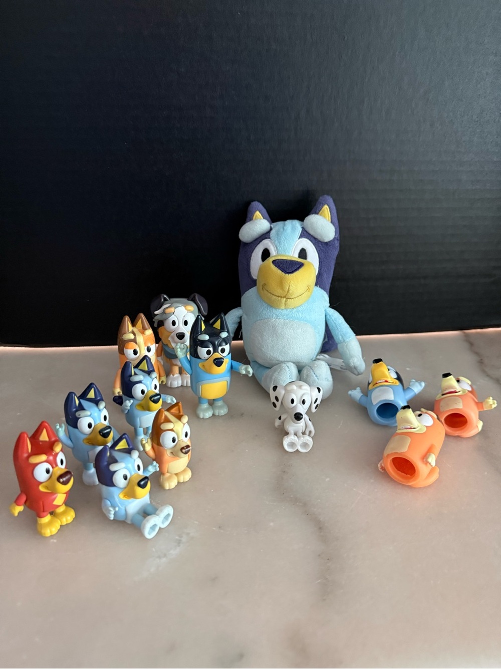Bluey & Friends Bingo Toy Action Figure Lot of 13 Figures Collectible